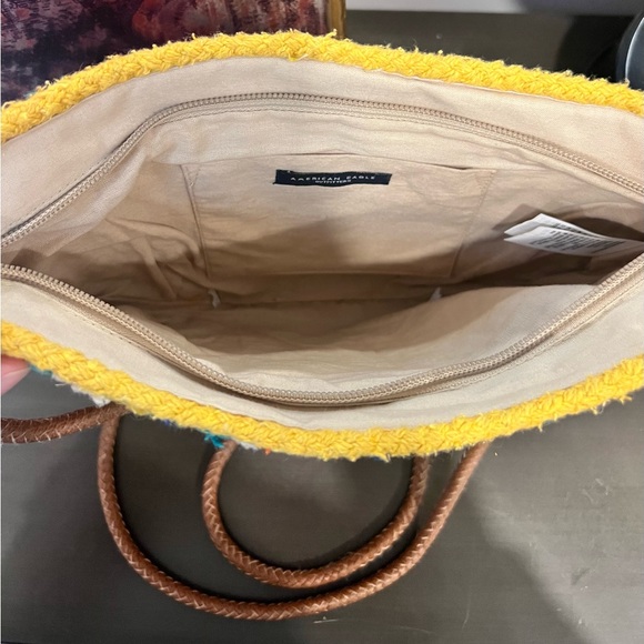 American Eagle Rainbow Woven Crossbody Bag - Picture 6 of 8